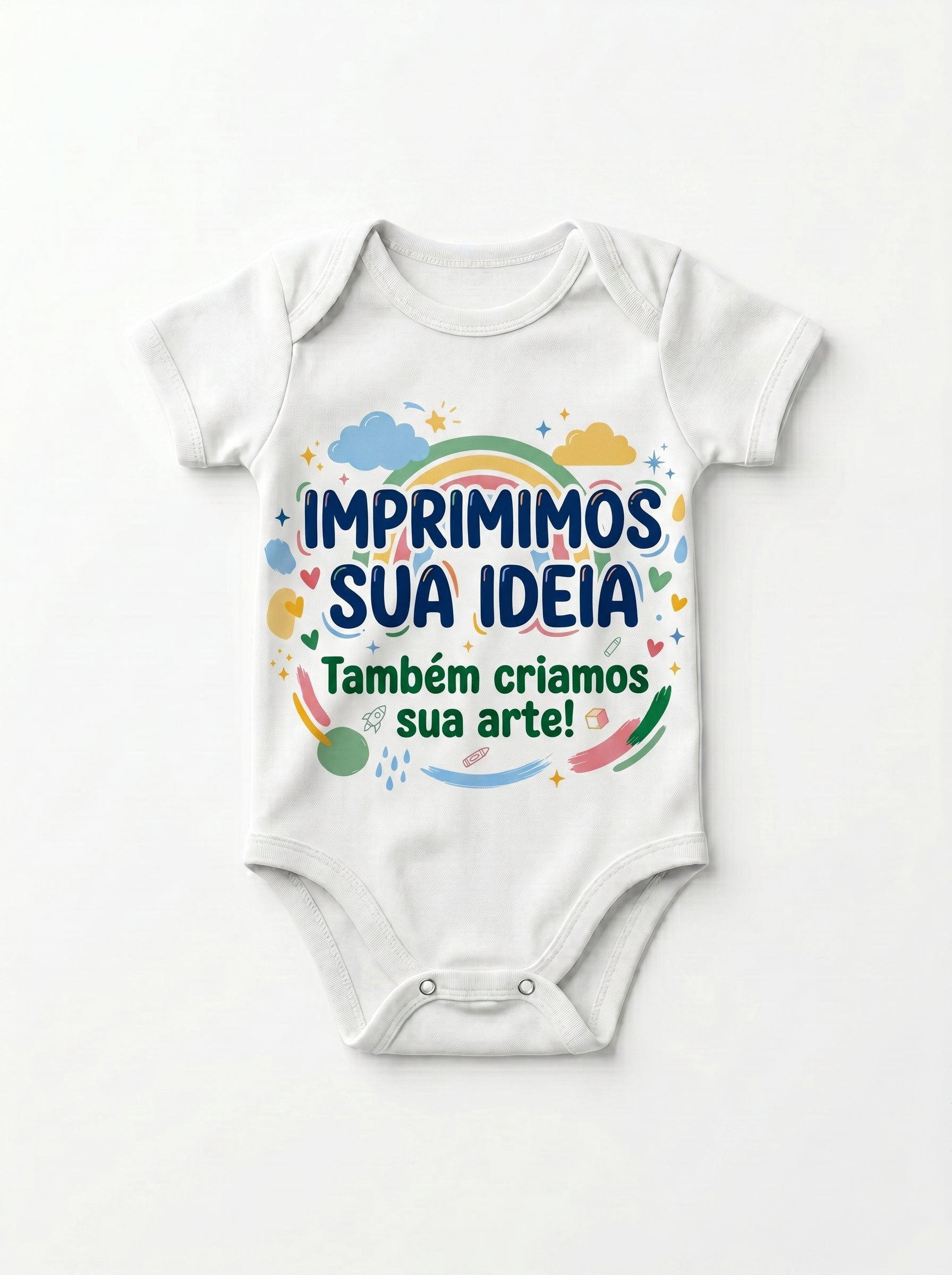 Body Bebê Personalizado | Criamos a Estampa para Você